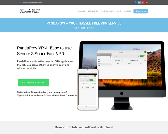 Panda Pow VPN Logo